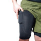 Компрессионные шорты для RDX MMA T16 2-в-1 GREN/BLACK-S