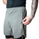 Компрессионные шорты для RDX MMA T16 2-в-1 GREY/BLACK-S
