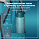 Пляшка для води ION8 1000 мл. BPA Free, Times To Drink, (ЕКО пляшка) BPA Free, Teal & Blue