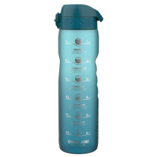 Пляшка для води ION8 1000 мл. BPA Free, Times To Drink, (ЕКО пляшка) BPA Free, Teal & Blue