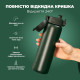 Пляшка для води металева вакуумна ION8 500 мл. Vacuum Insulated, Dark Green