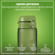Бутылка для воды ION8 1000мл. (ЭКО бутылка) BPA Free, Khaki Green