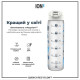 Пляшка для води ION8 1000 мл. BPA Free, Times To Drink, (ЕКО пляшка) BPA Free, Camo