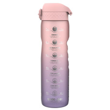 Пляшка для води ION8 1000 мл. BPA Free, Times To Drink, (ЕКО пляшка) BPA Free, Periwinkle &Rose