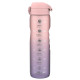 Пляшка для води ION8 1000 мл. BPA Free, Times To Drink, (ЕКО пляшка) BPA Free, Periwinkle &Rose