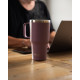 Термостакан (ізольована чашка) Bohtal з ручкою з нержавіючої сталі Tumbler Plum 900 ml