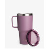 Термостакан (ізольована чашка) Bohtal з ручкою з нержавіючої сталі Tumbler Plum 900 ml