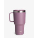 Термостакан (ізольована чашка) Bohtal з ручкою з нержавіючої сталі Tumbler Plum 900 ml