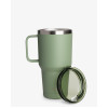 Термостакан (ізольована чашка) Bohtal з ручкою з нержавіючої сталі Tumbler Green 900 ml