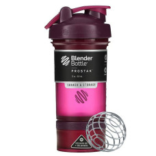 Шейкер спортивный BlenderBottle ProStak 22oz/650ml с 2-мя контейнерами Plum