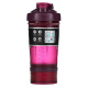 Шейкер спортивний BlenderBottle ProStak 22oz/650ml з 2-ма контейнерами Plum