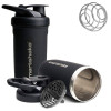 Шейкер спортивный SmartShake металлический Reforce Stainless Steel 30oz/900ml Black