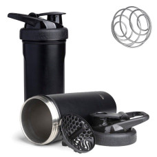 Шейкер спортивный SmartShake металлический Insulated Steel 750ml Black