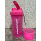 Шейкер спортивний SmartShake Slim 500ml Neon Pink