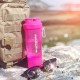 Шейкер спортивний SmartShake Slim 500ml Neon Pink