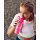Шейкер спортивний SmartShake Slim 500ml Neon Pink