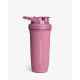 Шейкер спортивний SmartShake металевий Reforce Stainless Steel 30oz/900ml Deep Rose
