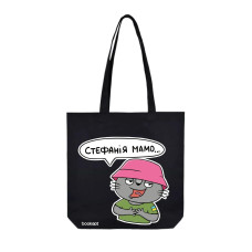 Экошопер BookOpt BK4042 Стефания (кот) черный