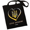 Экошопер BookOpt BK4036 Love Ukraine черный