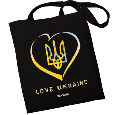 Экошопер BookOpt BK4036 Love Ukraine черный