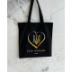 Экошопер BookOpt BK4036 Love Ukraine черный