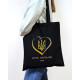 Экошопер BookOpt BK4036 Love Ukraine черный
