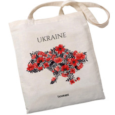 Экошопер BookOpt BK4008 Ukraine (Маки) бежевый