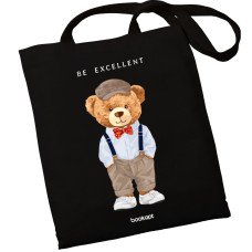 Экошопер BookOpt ВК4057 Teddy Bear (Be Excellent) черный