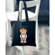 Экошопер BookOpt ВК4057 Teddy Bear (Be Excellent) черный