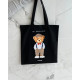 Экошопер BookOpt ВК4057 Teddy Bear (Be Excellent) черный