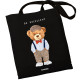 Экошопер BookOpt ВК4057 Teddy Bear (Be Excellent) черный