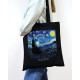 Экошопер BookOpt ВК4062 VAN GOGH «Звездная ночь» Черный