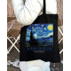 Экошопер BookOpt ВК4062 VAN GOGH «Звездная ночь» Черный