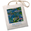 Екошопер BookOpt ВК4063 MONET «Водяні лілії» бежевий