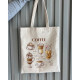 Экошопер BookOpt BK4067 "But first Coffee" бежевый