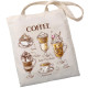 Экошопер BookOpt BK4067 "But first Coffee" бежевый
