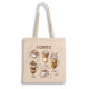 Экошопер BookOpt BK4067 "But first Coffee" бежевый
