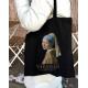 Экошопер BookOpt BK4074 VERMEER "Девушка с жемчужной серьгой" черный
