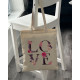 Экошопер Bookopt ВК4072 LOVE (цветы), бежевый