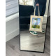 Экошопер BookOpt ВК4087 MONET Женщина с бежевым зонтиком.