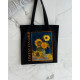 Экошопер BookOpt BK4096 Van Gogh Six Sunflowers черный