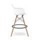 Стілець Тауер Вуд Eames барний високий білий