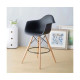 Стілець Тауер Вуд Eames барний високий чорний