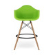 Стілець Тауер Вуд Eames барний високий зелений