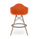 Стілець Тауер Вуд Eames барний високий помаранчевий