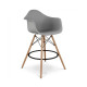 Стілець Тауер Вуд Eames барний високий сірий