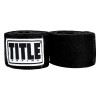 Бинты для бокса TITLE Boxing Traditional Weave 180" Black (4.5м.)