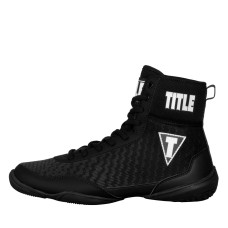 Боксерки (боксерське взуття) TITLE Boxing Predator II Shoes 2.0 Black/Grey 41р.