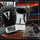 Боксерські рукавиці TITLE Premier Leather Black/White XL 16 oz (бинти 4м. в комплекті)