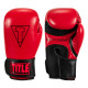 Боксерські рукавиці TITLE Boxing Vegan Gloves Red/Black 16 oz (капа в комплекті)